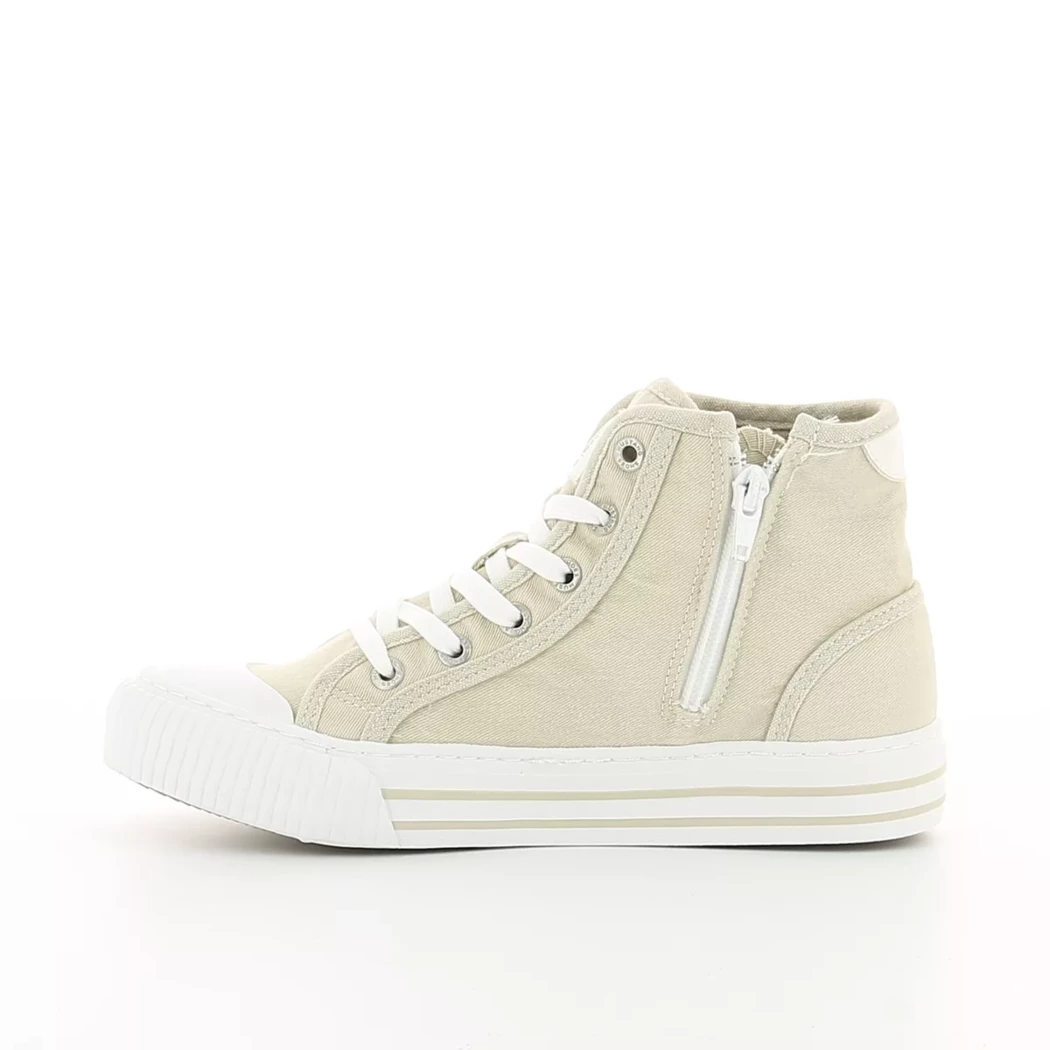 Image (4) de la chaussures Mustang - Baskets Beige en Textile