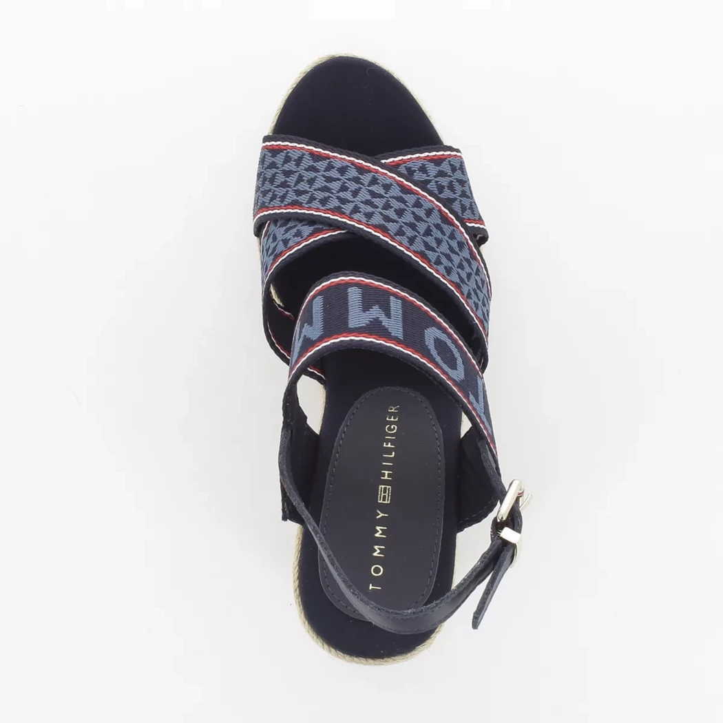 Image (6) de la chaussures Tommy Hilfiger - Sandales et Nu-Pieds Bleu en Textile