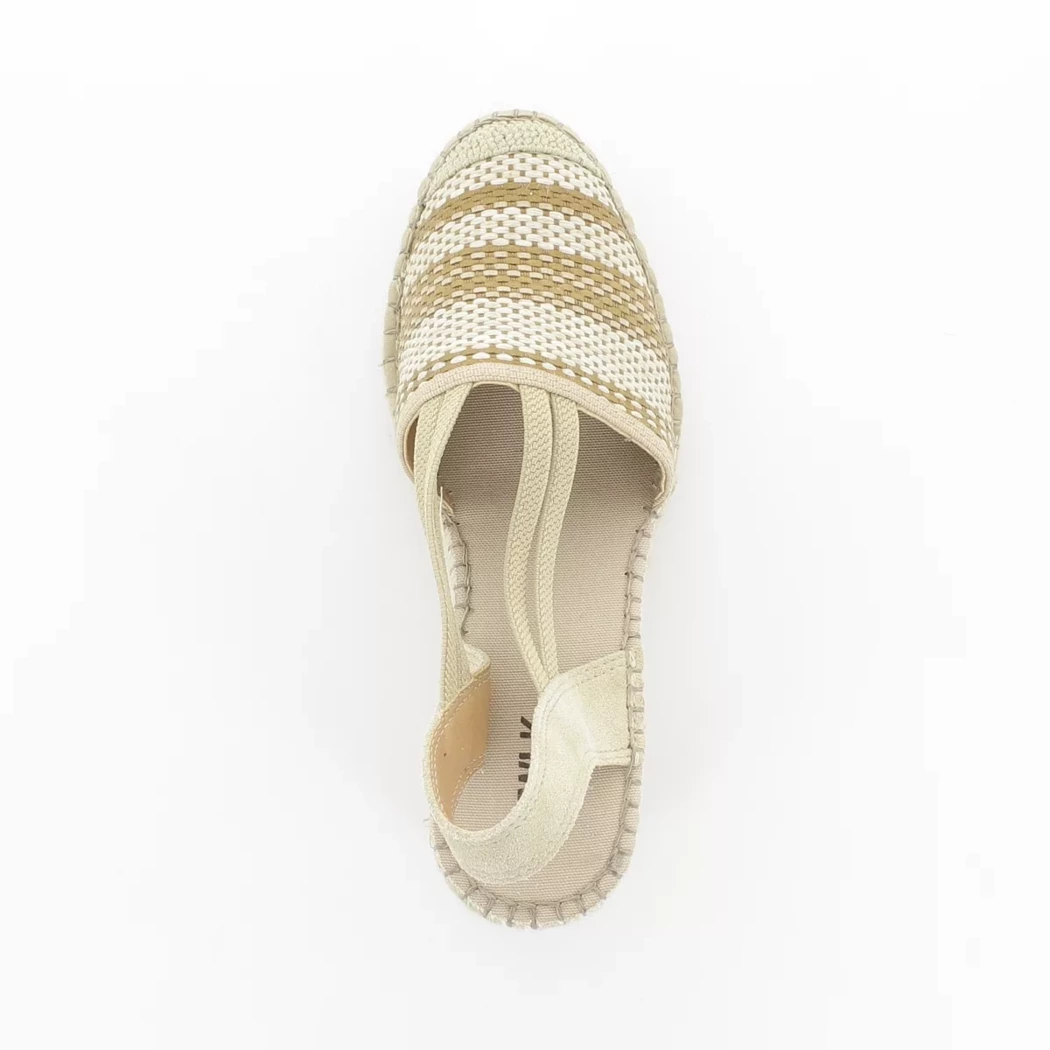 Image (6) de la chaussures Ctwlk - Escarpins Beige en Textile