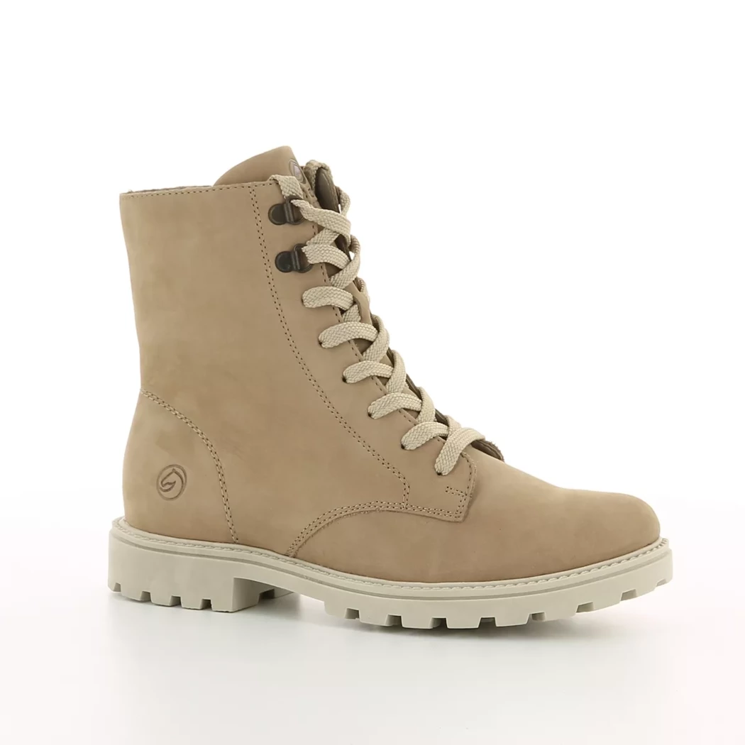 Image (1) de la chaussures Remonte - Bottines Taupe en Cuir nubuck