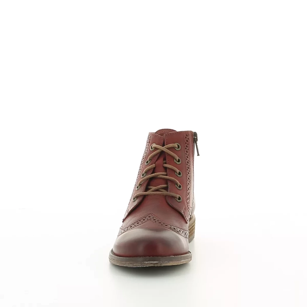 Image (5) de la chaussures Josef Seibel - Bottines Bordeaux en Cuir