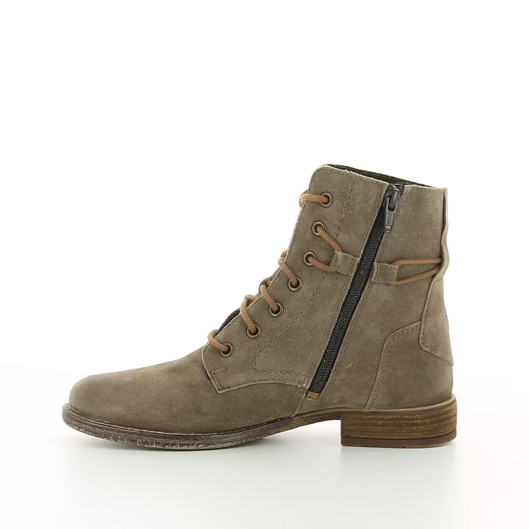 Image (4) de la chaussures Josef Seibel - Bottines Taupe en Cuir nubuck