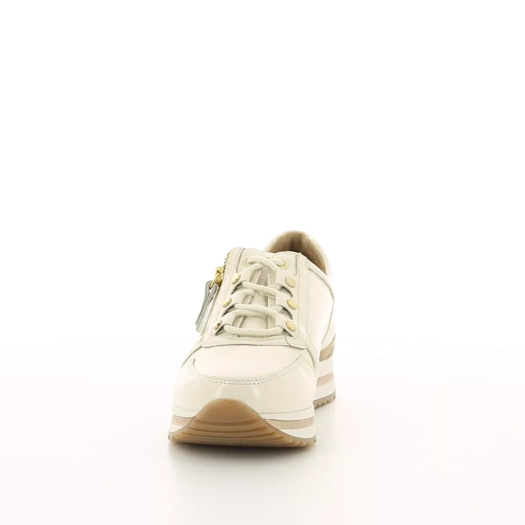 Image (5) de la chaussures Gabor - Baskets Beige en Cuir vernis