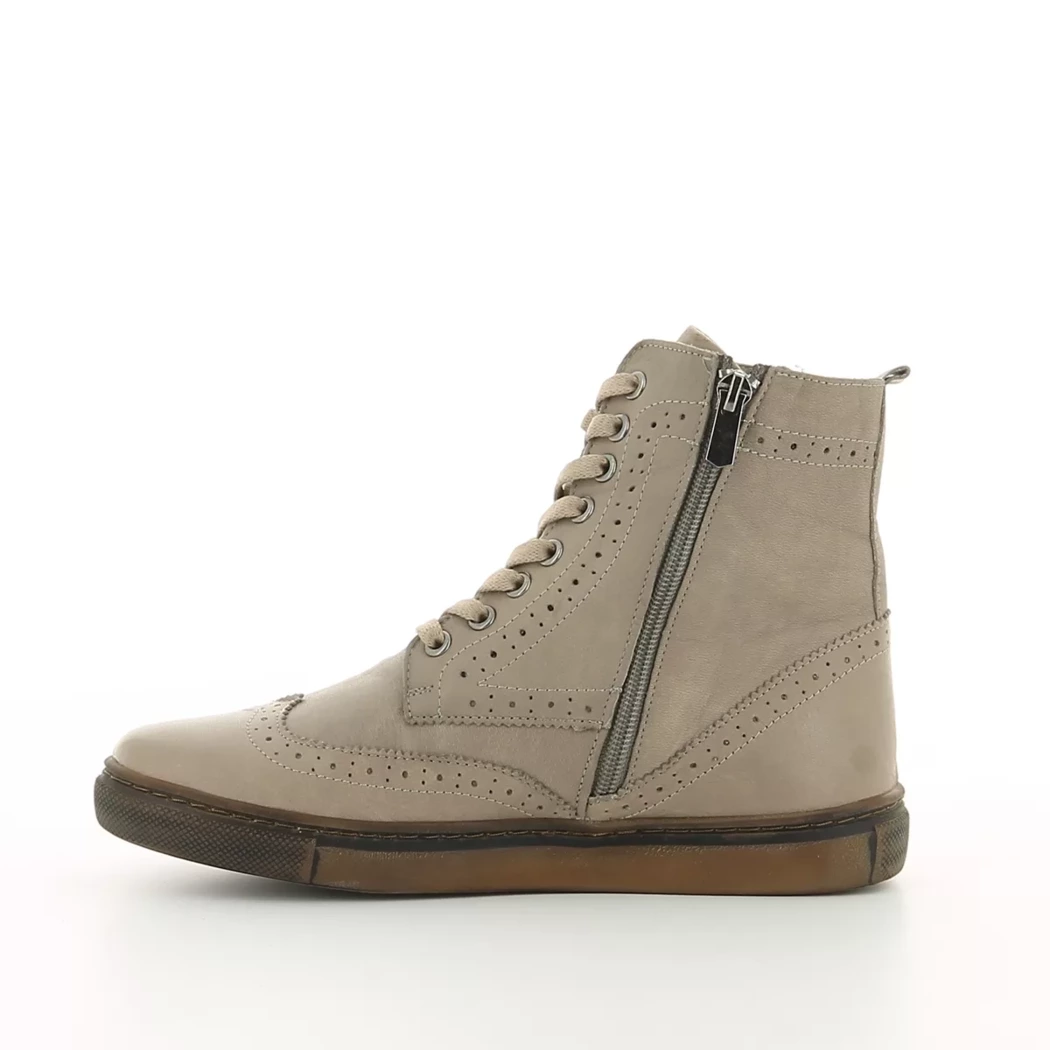 Image (4) de la chaussures Kok'oon - Bottines Taupe en Cuir