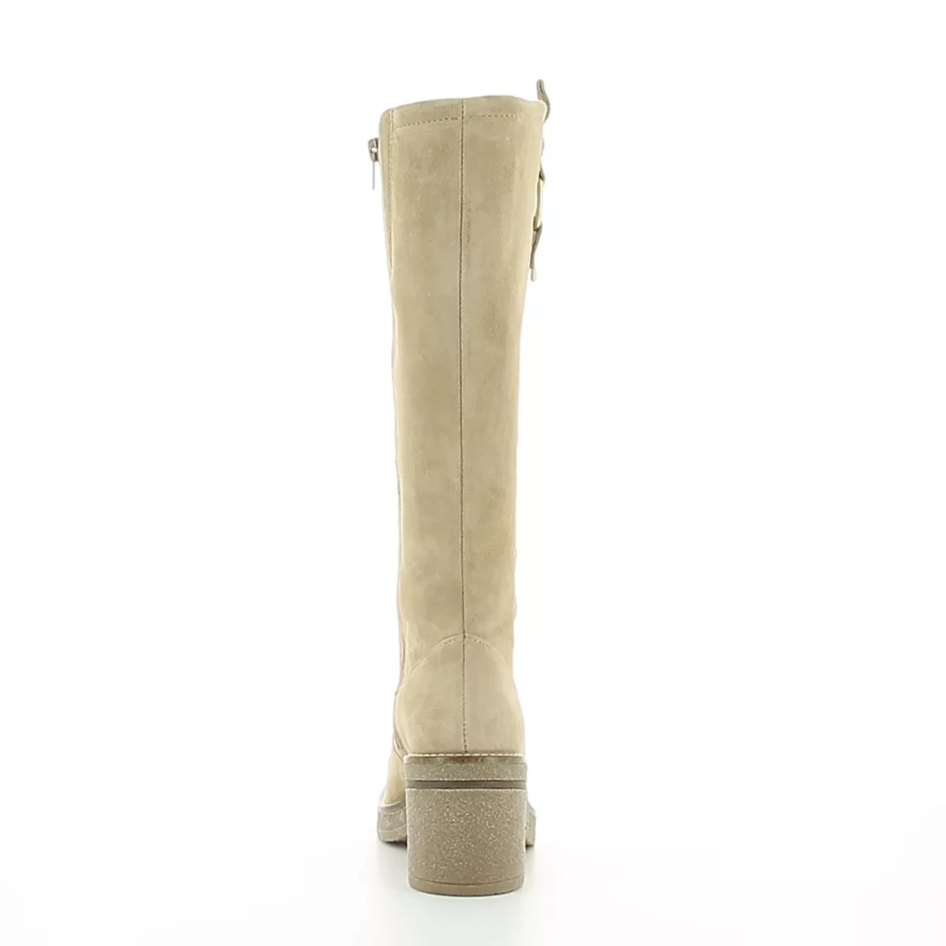 Image (3) de la chaussures Alpe - Bottes Beige en Cuir nubuck