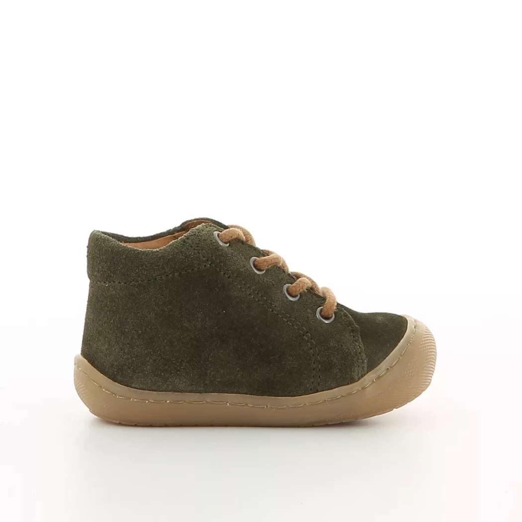 Image (2) de la chaussures Bellamy - Bottines Vert en Cuir nubuck