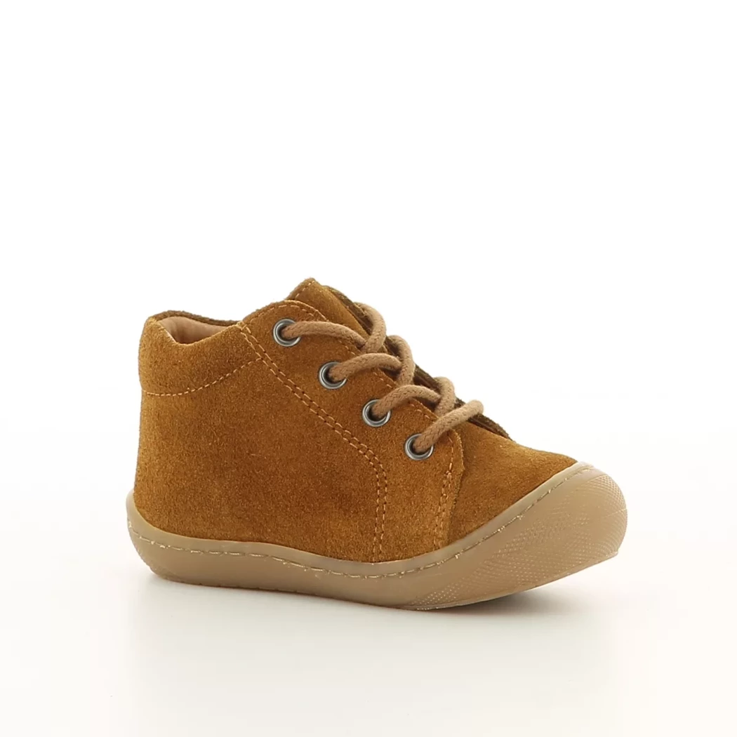 Image (1) de la chaussures Bellamy - Bottines Cuir naturel / Cognac en Cuir nubuck