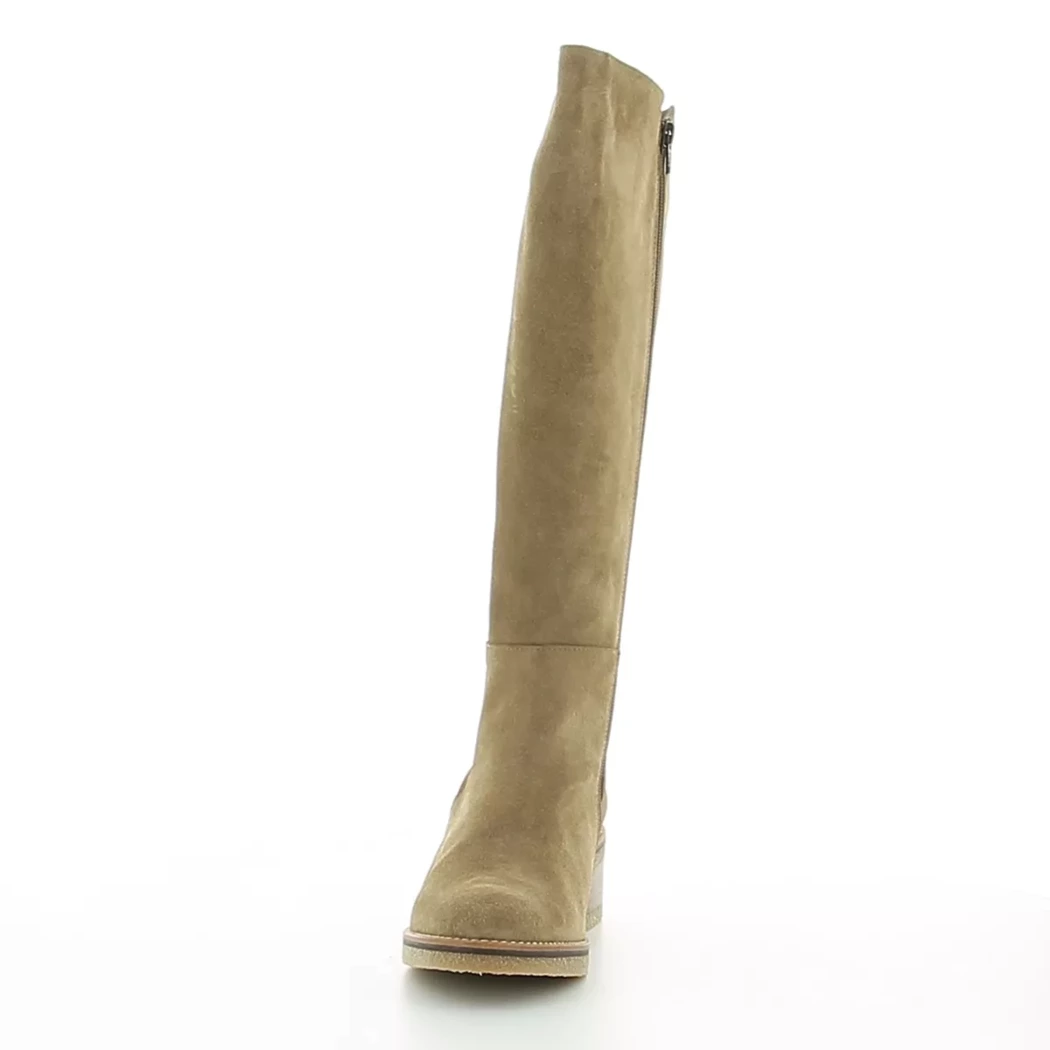 Image (5) de la chaussures Patricia Miller - Bottes Taupe en Cuir nubuck