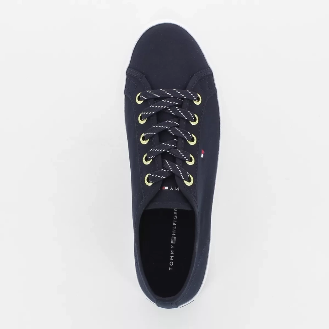 Image (6) de la chaussures Tommy Hilfiger - Baskets Bleu en Textile