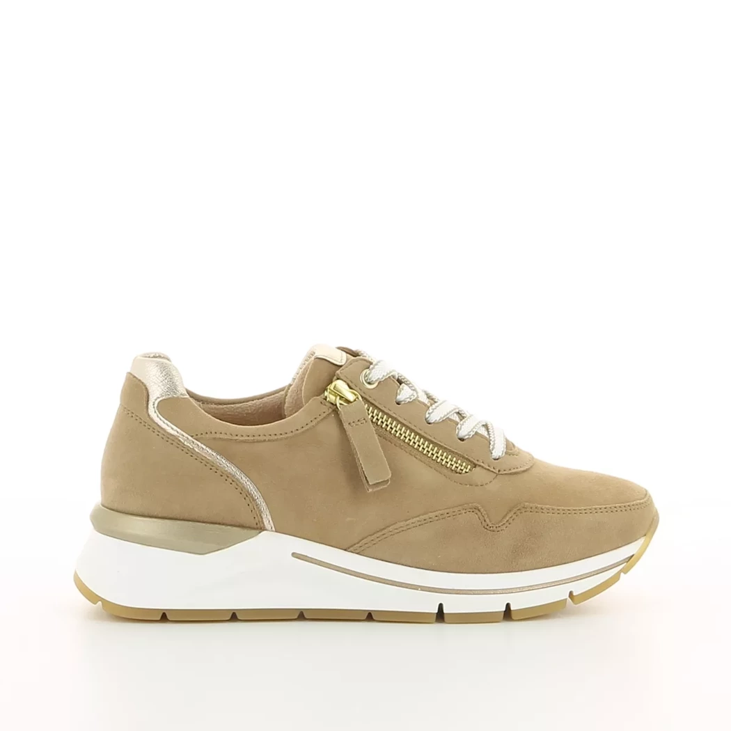 Image (2) de la chaussures Gabor - Baskets Taupe en Cuir nubuck