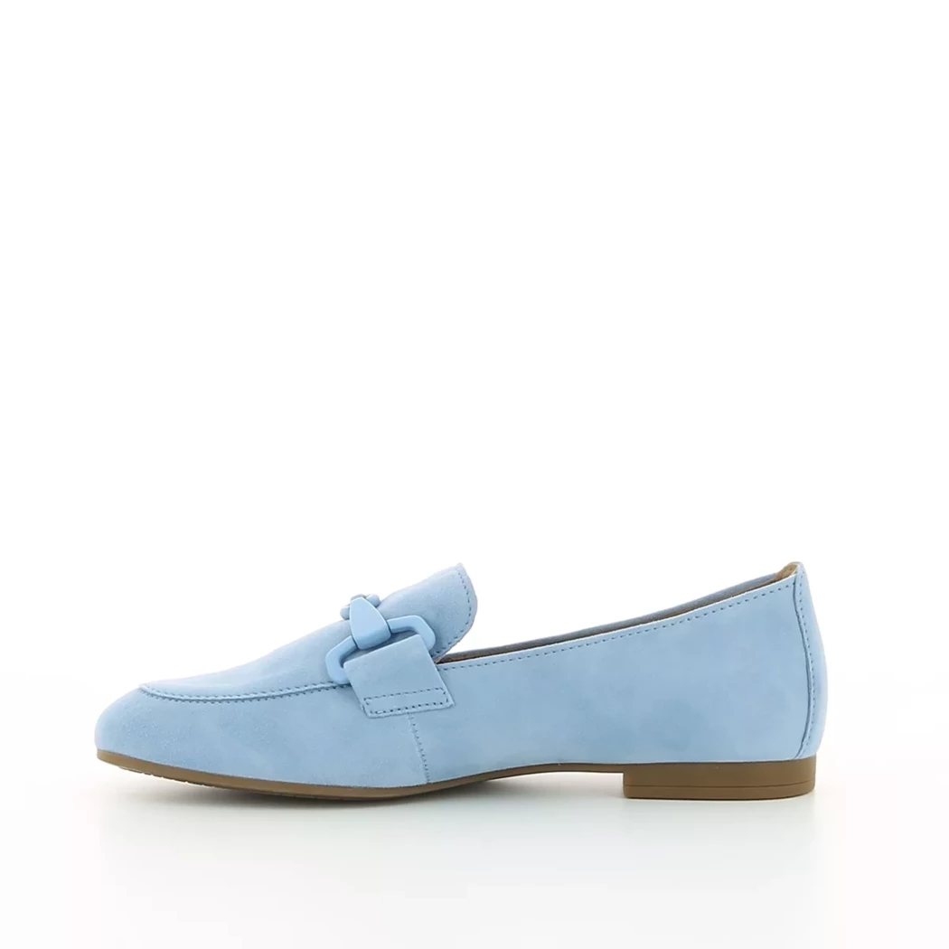 Image (4) de la chaussures Gabor - Mocassins Bleu en Cuir nubuck