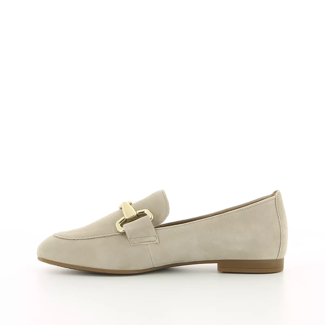 Image (4) de la chaussures Gabor - Mocassins Beige en Cuir nubuck