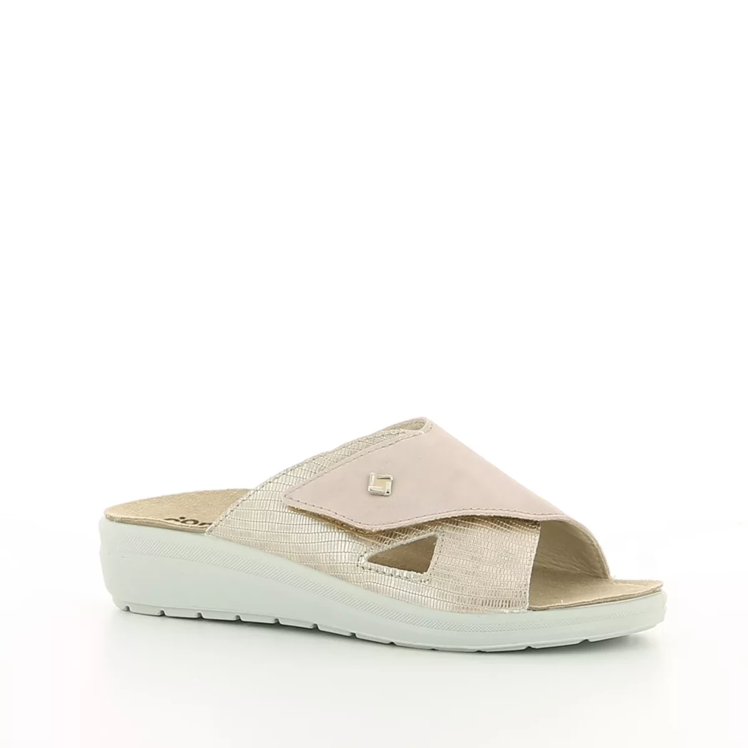 Image (1) de la chaussures Comfort Plus - Mules et Sabots Rose en Cuir