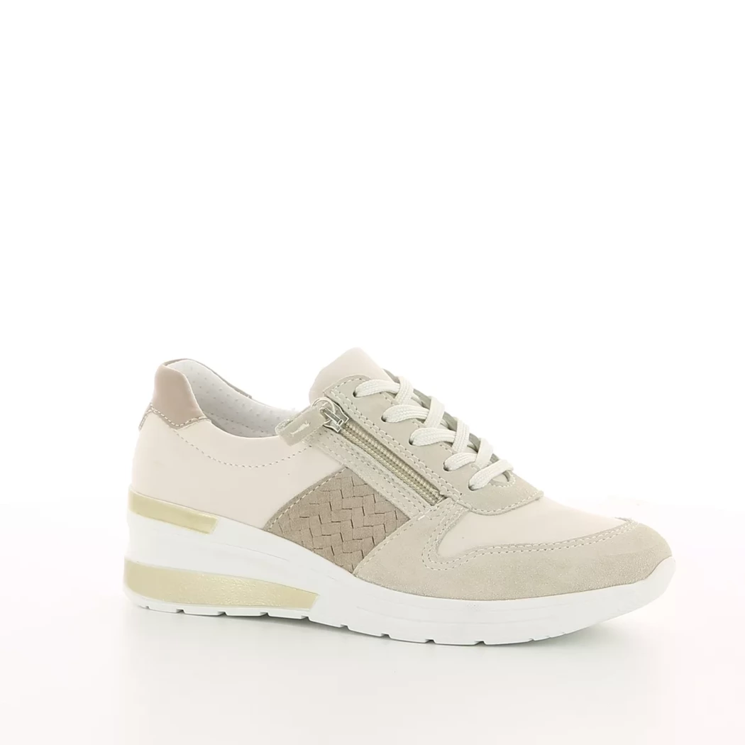 Image (1) de la chaussures Sens - Baskets Beige en Cuir