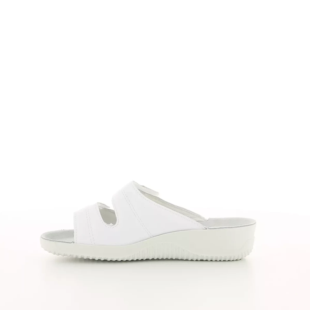 Image (4) de la chaussures Rohde - Mules et Sabots Blanc en Cuir