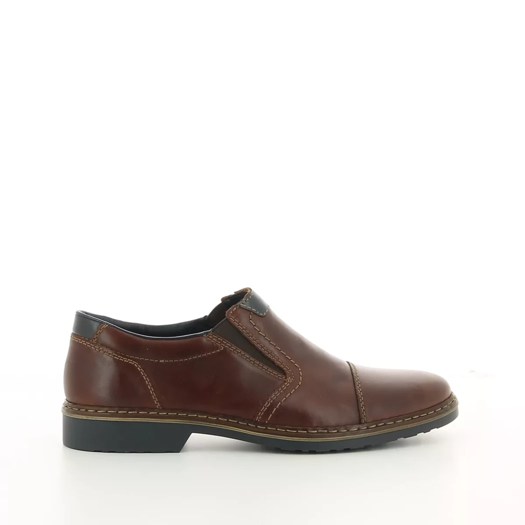 Image (2) de la chaussures Rieker - Mocassins Cuir naturel / Cognac en Cuir