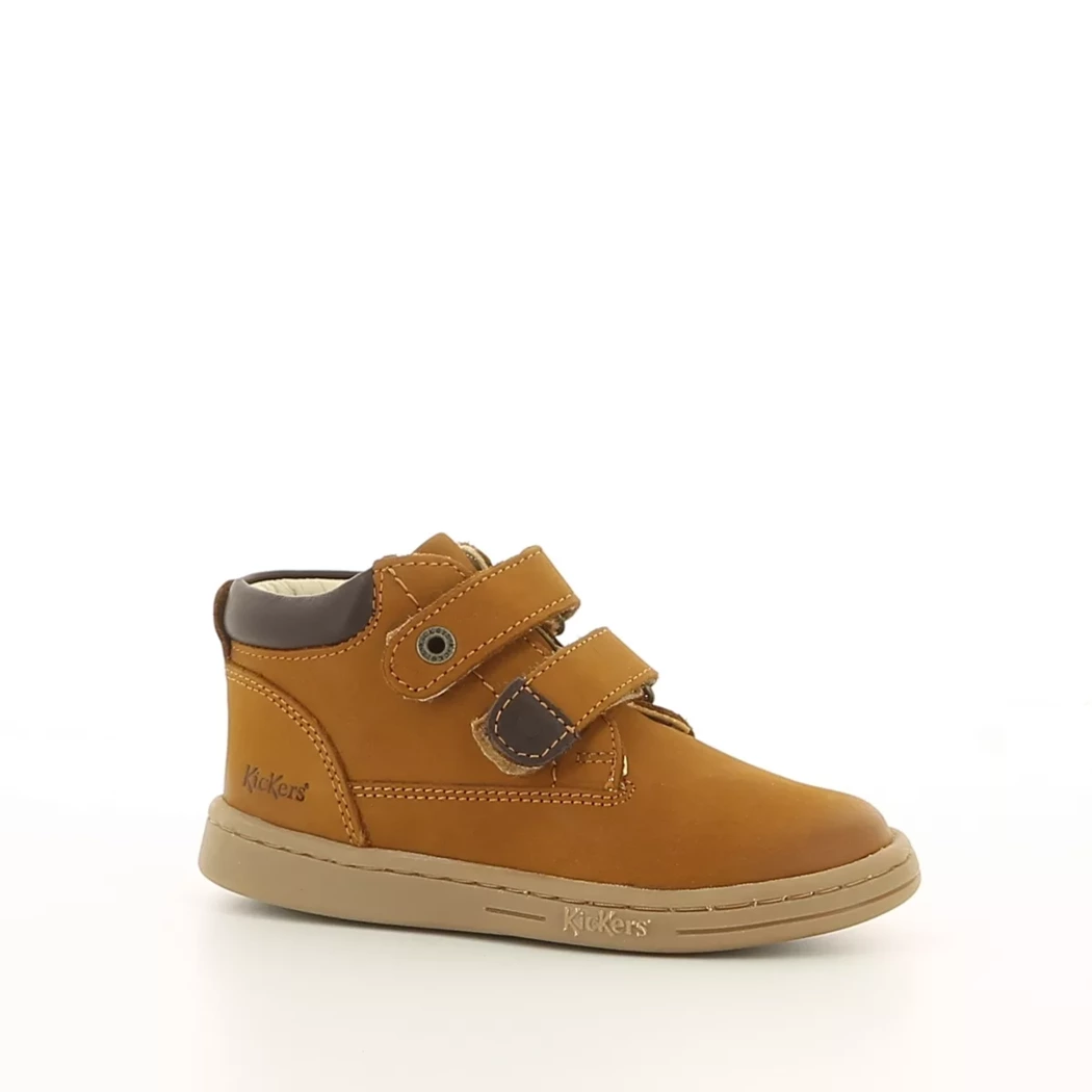 Image (1) de la chaussures Kickers - Bottines Cuir naturel / Cognac en Cuir nubuck