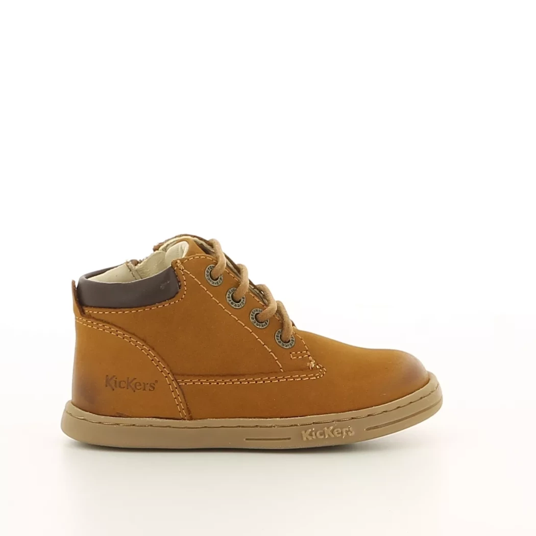 Image (2) de la chaussures Kickers - Bottines Cuir naturel / Cognac en Cuir nubuck