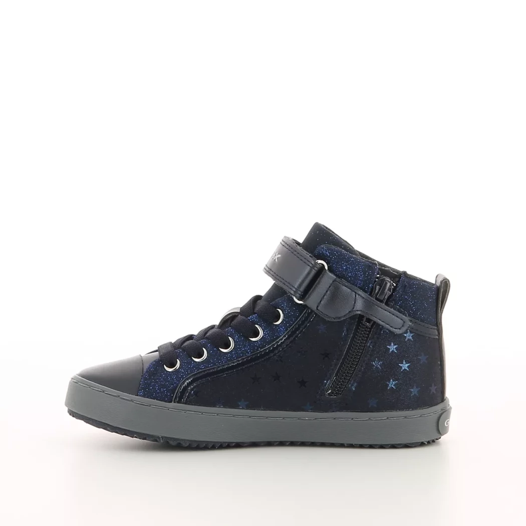 Image (4) de la chaussures Geox - Bottines Bleu en Cuir nubuck