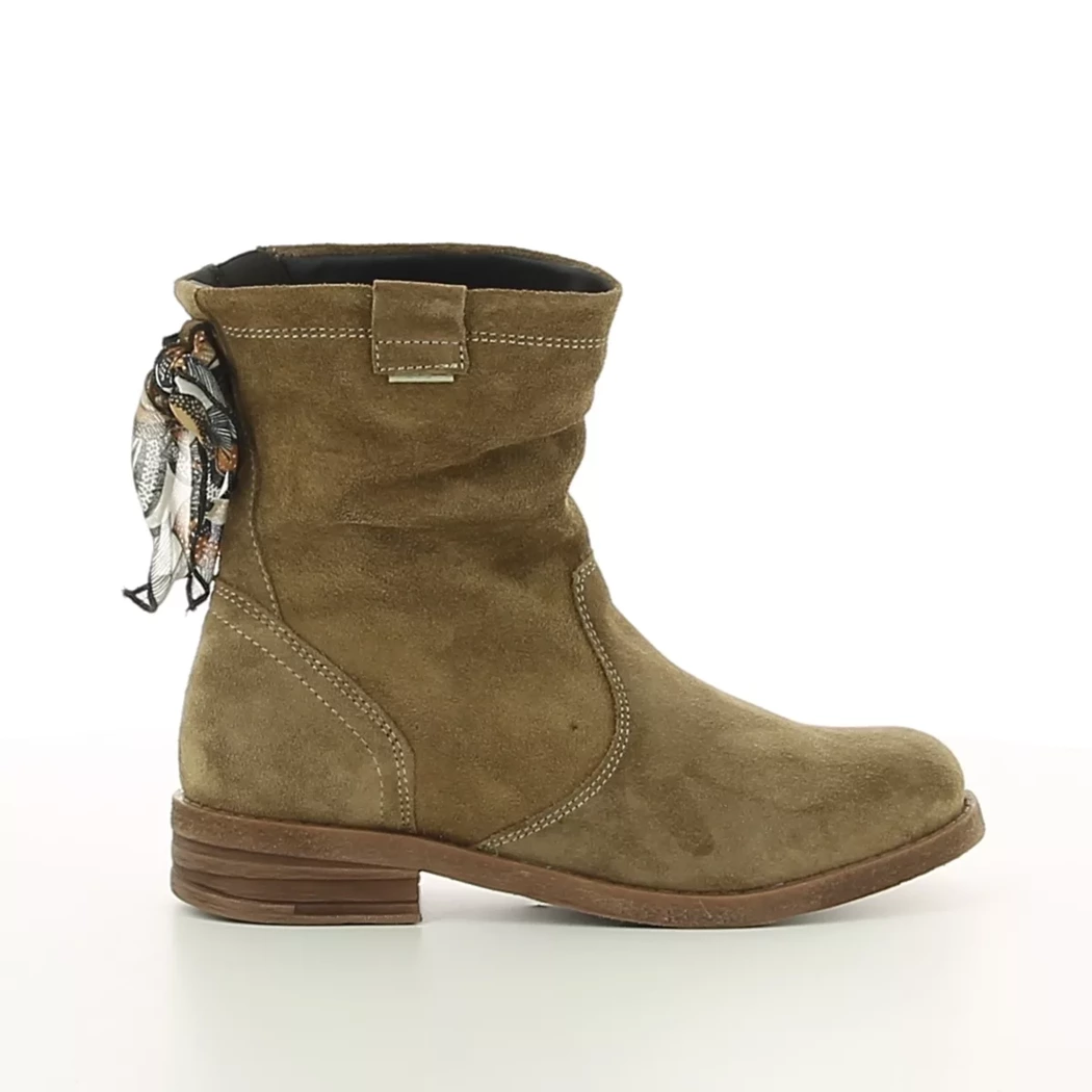 Image (2) de la chaussures Goodstep - Boots Taupe en Cuir nubuck