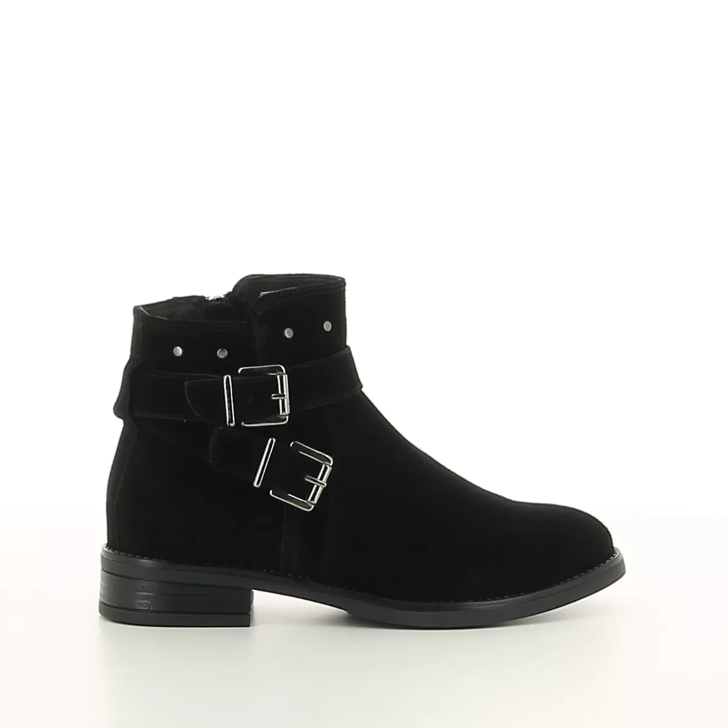 Image (2) de la chaussures Goodstep - Boots Noir en Cuir nubuck