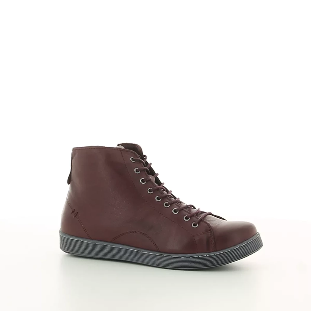 Image (1) de la chaussures Andrea Conti - Bottines Bordeaux en Cuir