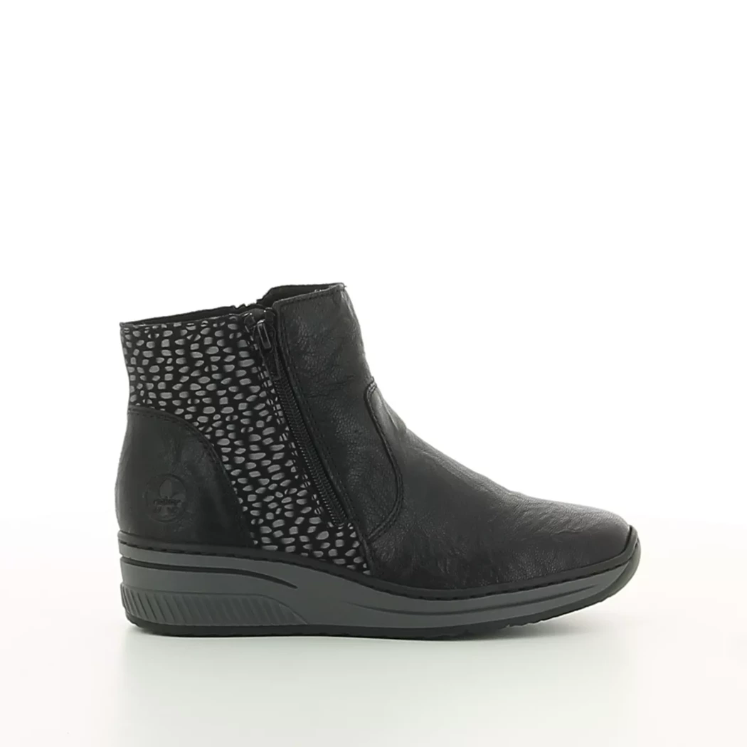 Image (2) de la chaussures Rieker - Boots Noir en Cuir