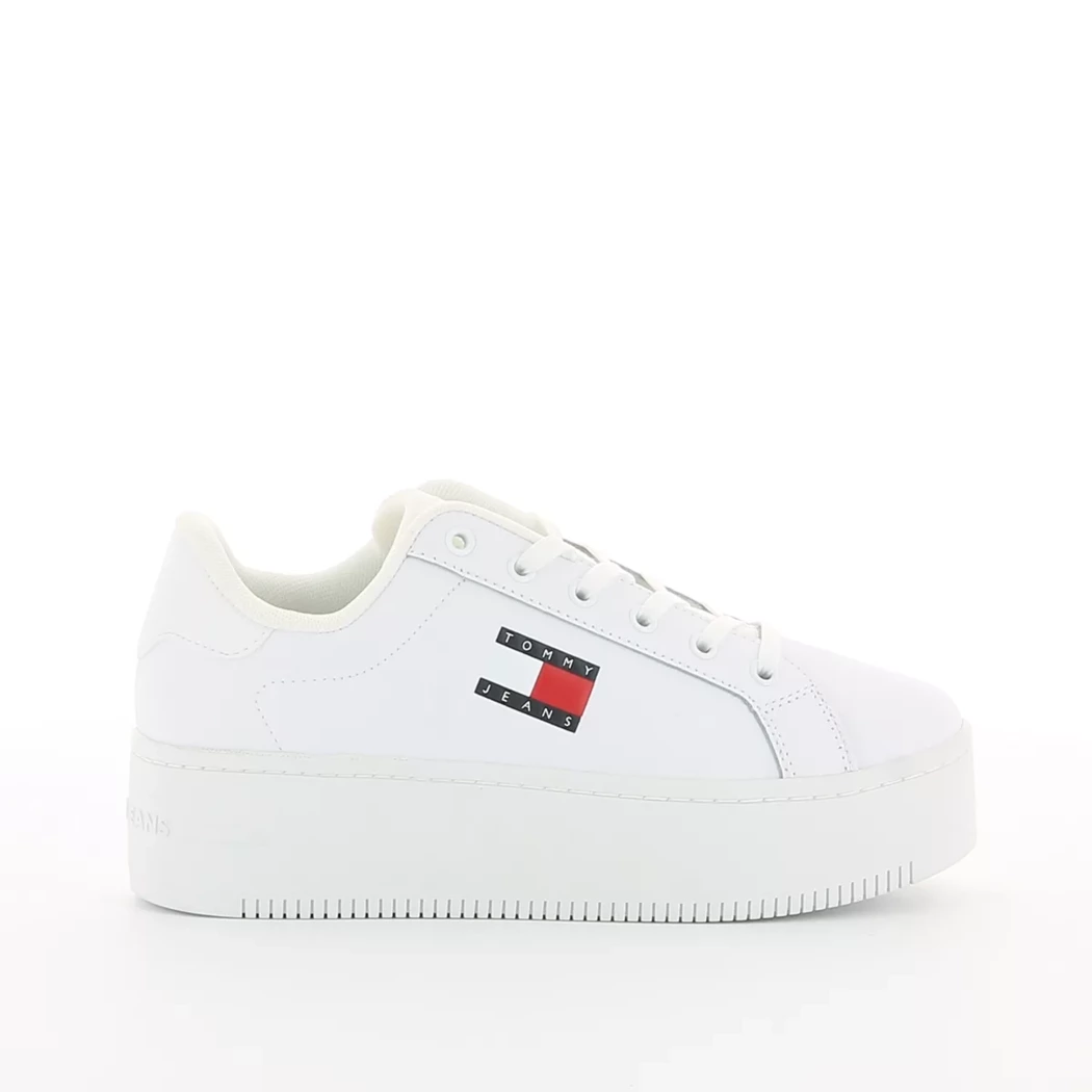 Image (2) de la chaussures Tommy jeans - Baskets Blanc en Cuir