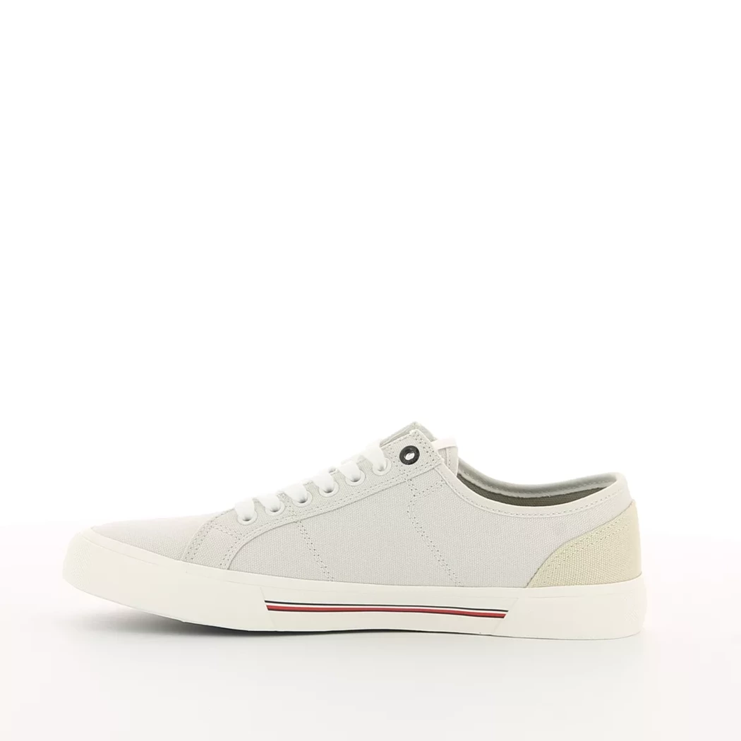 Image (4) de la chaussures Tommy Hilfiger - Baskets Beige en Textile