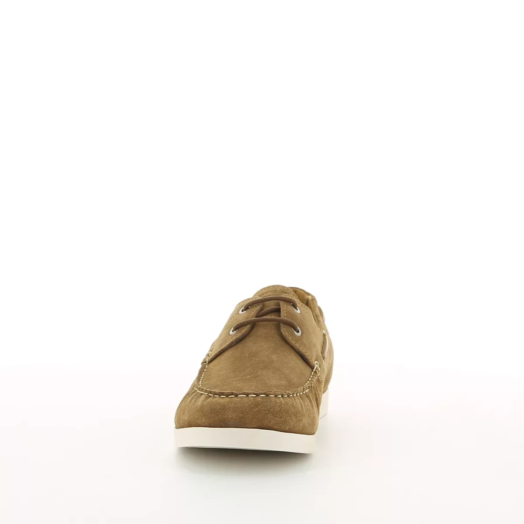 Image (5) de la chaussures Jack & Jones - Chaussures bateau Cuir naturel / Cognac en Cuir nubuck