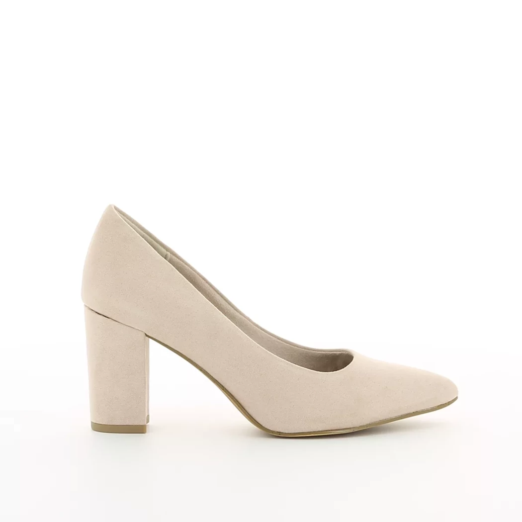 Image (2) de la chaussures Marco Tozzi - Escarpins Beige en Cuir synthétique