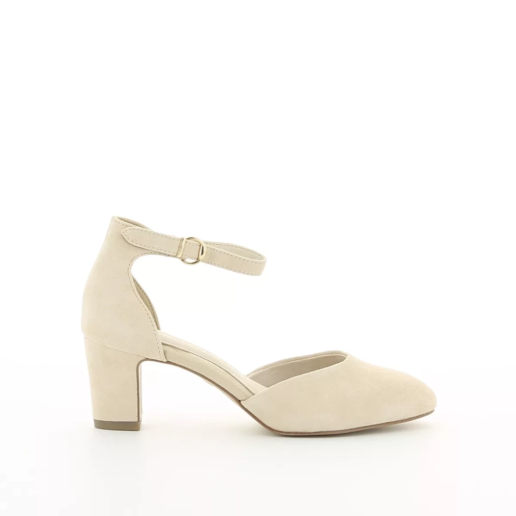 Image (2) de la chaussures Tamaris - Escarpins Beige en Cuir