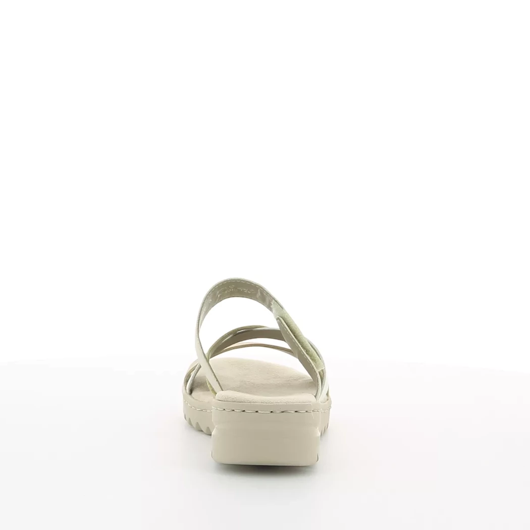 Image (3) de la chaussures Rieker - Mules et Sabots Beige en Cuir