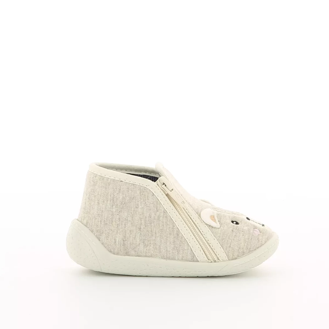 Image (2) de la chaussures Bossi - Pantoufles et Chaussons Beige en Textile