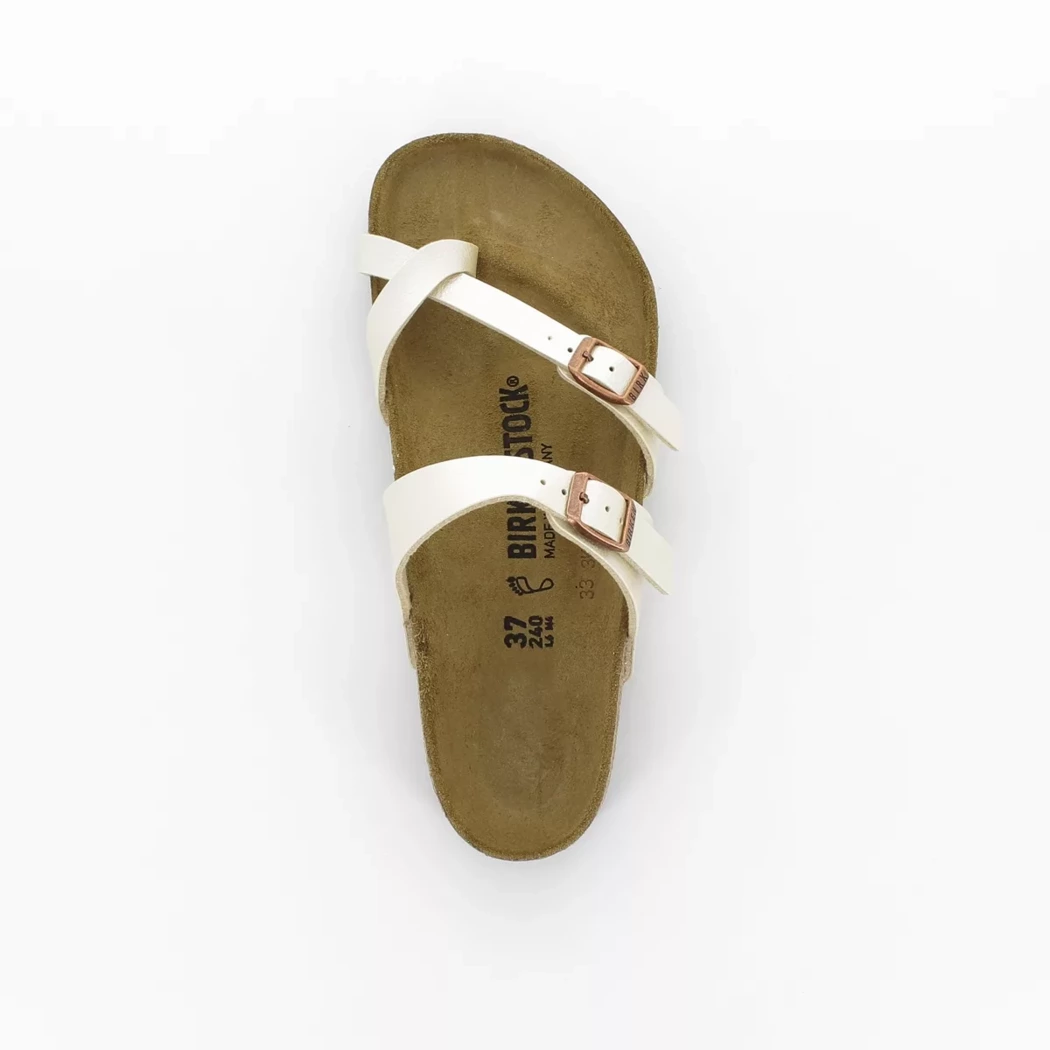 Image (6) de la chaussures Birkenstock - Mules et Sabots Beige en Cuir synthétique