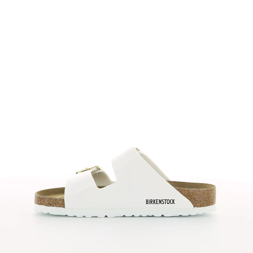 Image (4) de la chaussures Birkenstock - Mules et Sabots Blanc en Cuir synthétique