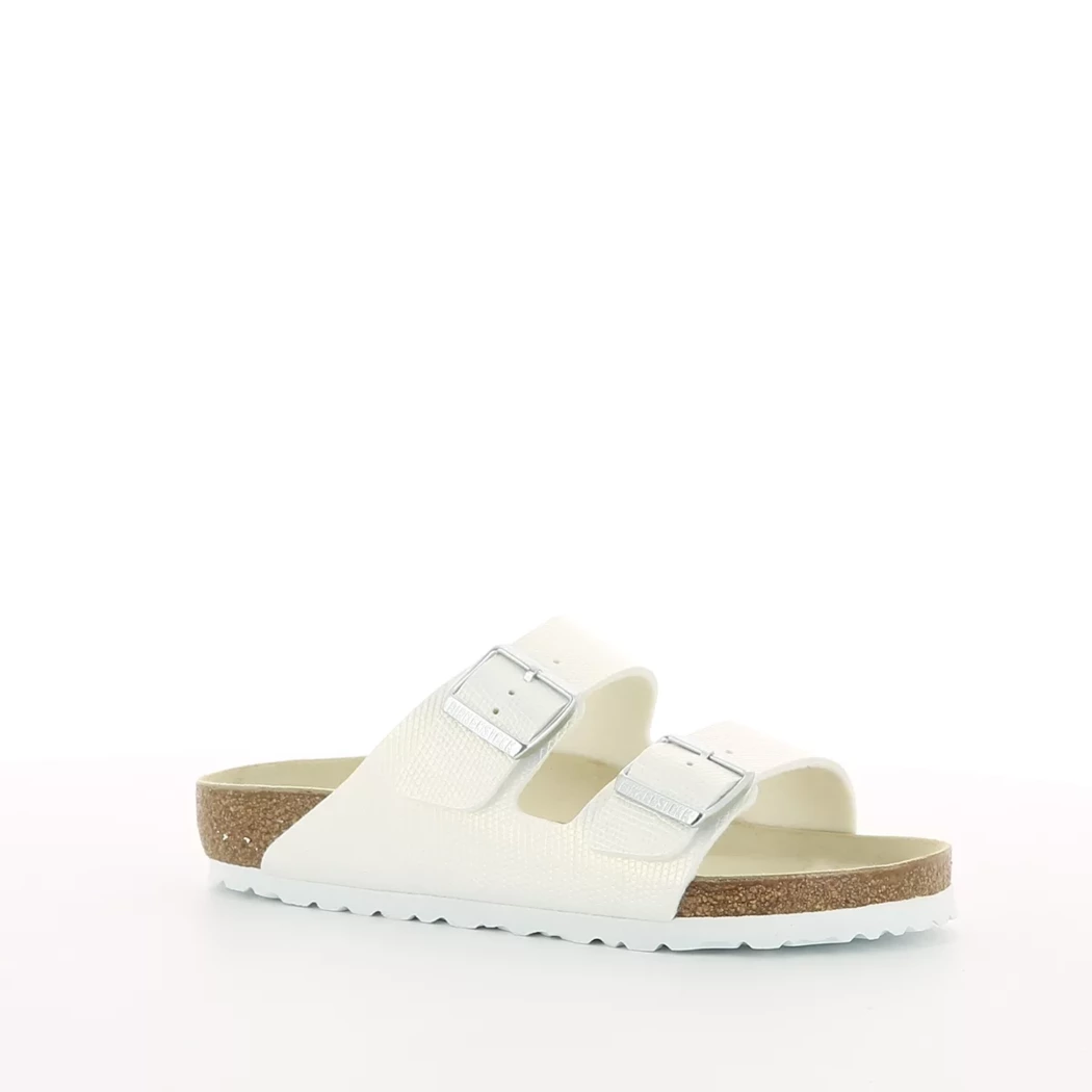 Image (1) de la chaussures Birkenstock - Mules et Sabots Blanc en Cuir synthétique