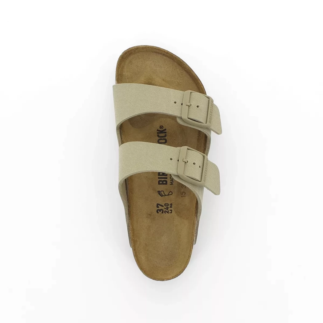 Image (6) de la chaussures Birkenstock - Mules et Sabots Beige en Cuir synthétique