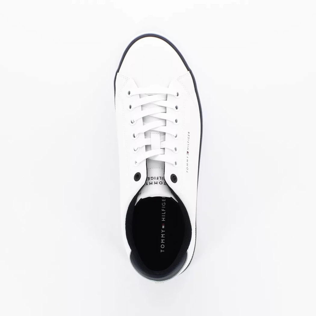 Image (6) de la chaussures Tommy Hilfiger - Baskets Blanc en Cuir