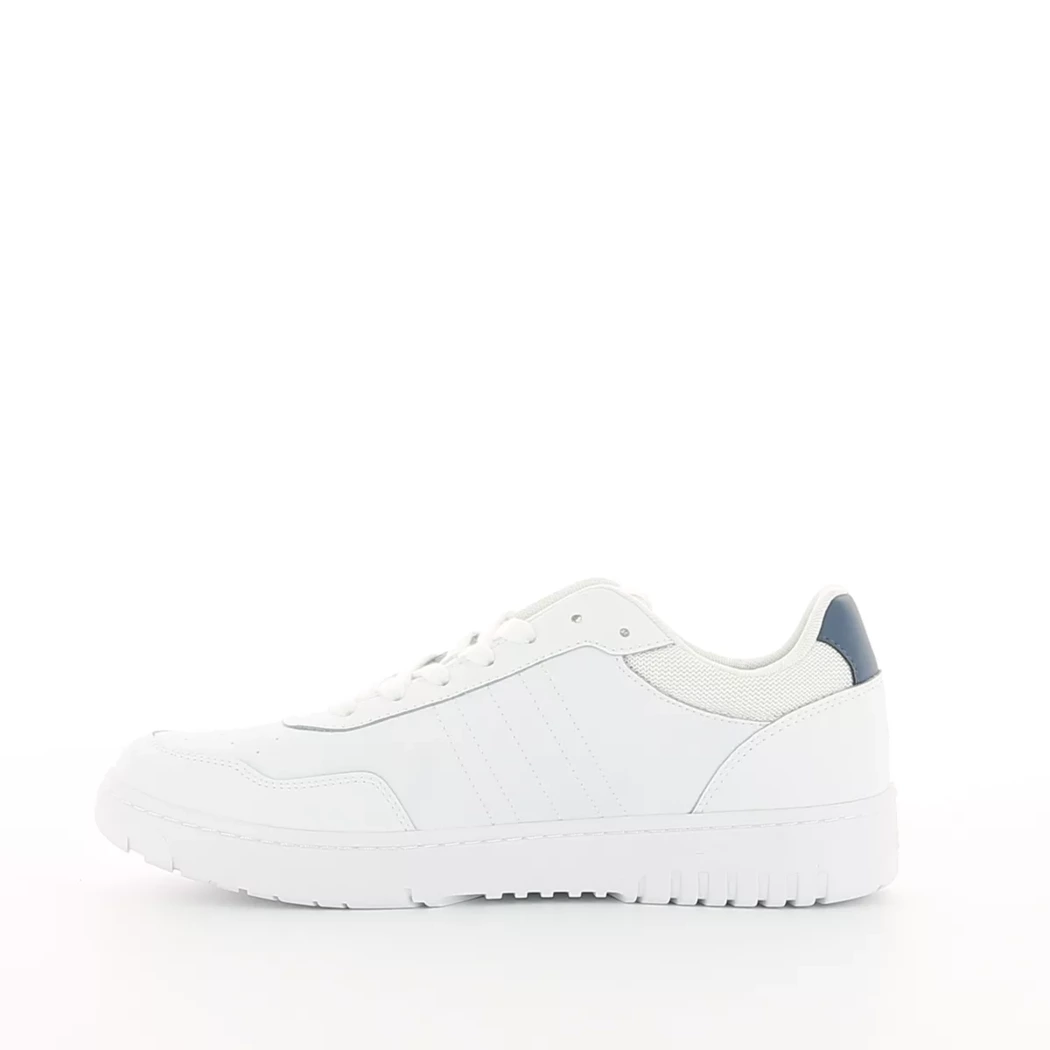 Image (4) de la chaussures Tommy Hilfiger - Baskets Blanc en Cuir et textile