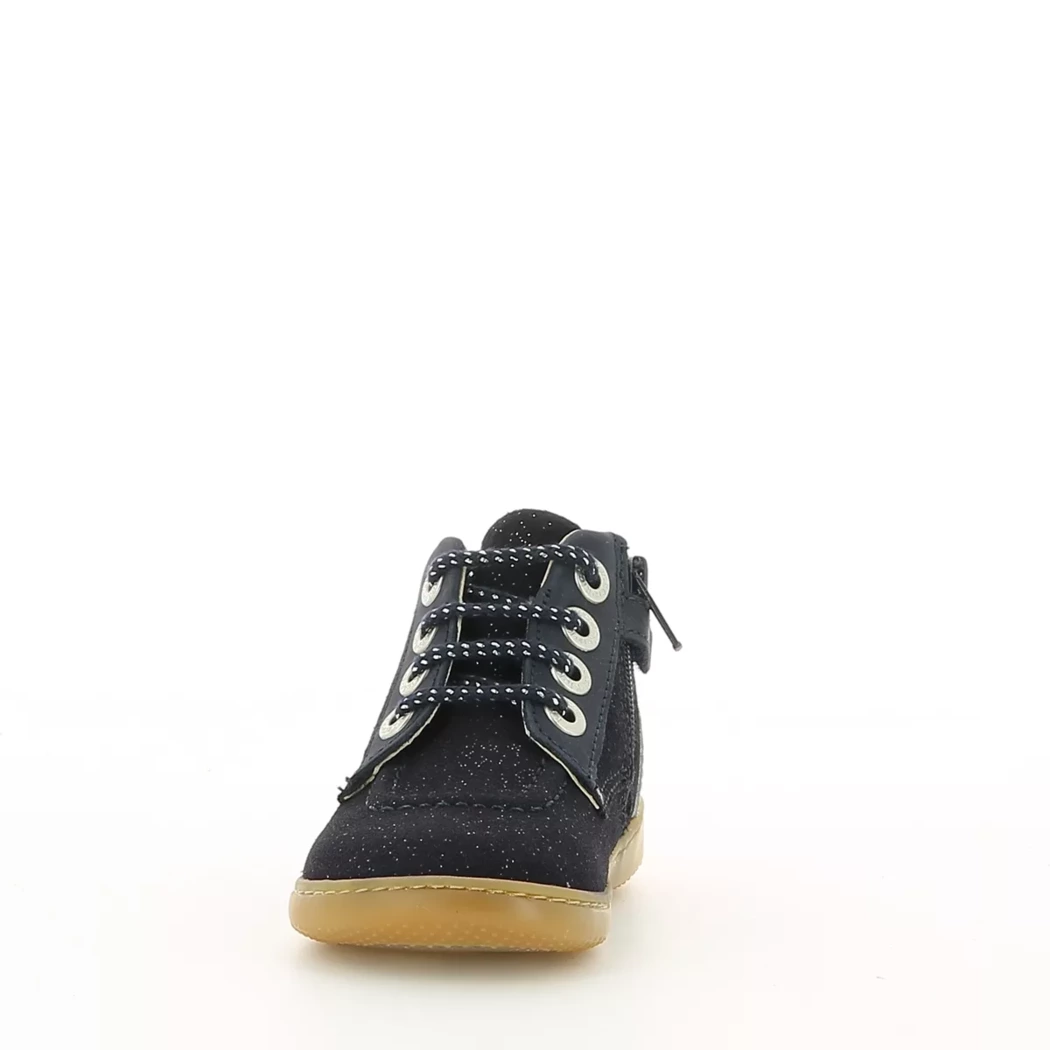 Image (5) de la chaussures Kickers - Bottines Bleu en Cuir nubuck