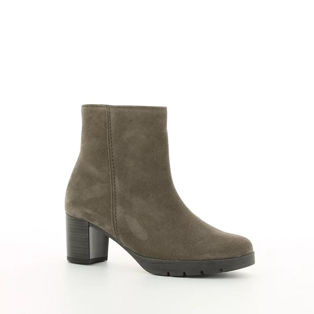 Image (1) de la chaussures Gabor - Boots Taupe en Cuir nubuck