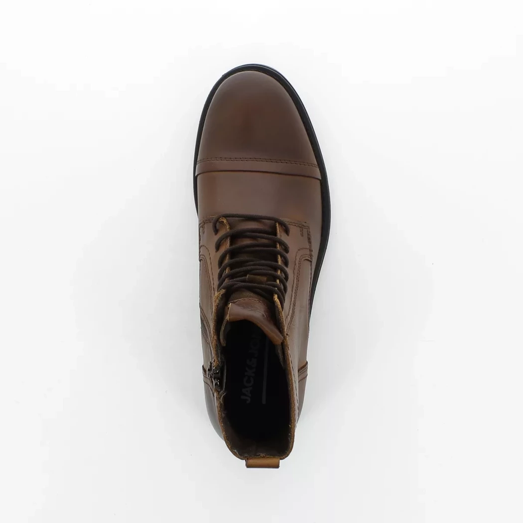 Image (6) de la chaussures Jack & Jones - Bottines Cuir naturel / Cognac en Cuir