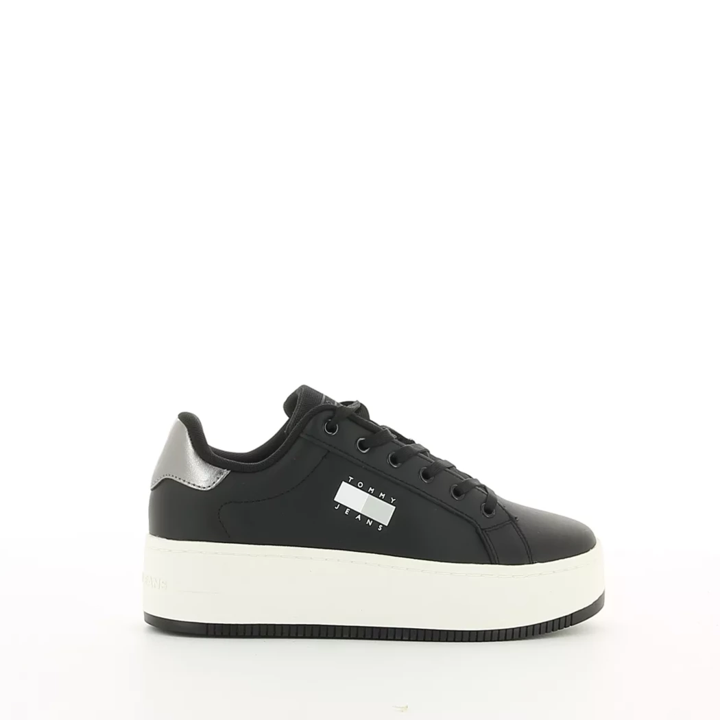 Image (2) de la chaussures Tommy jeans - Baskets Noir en Cuir