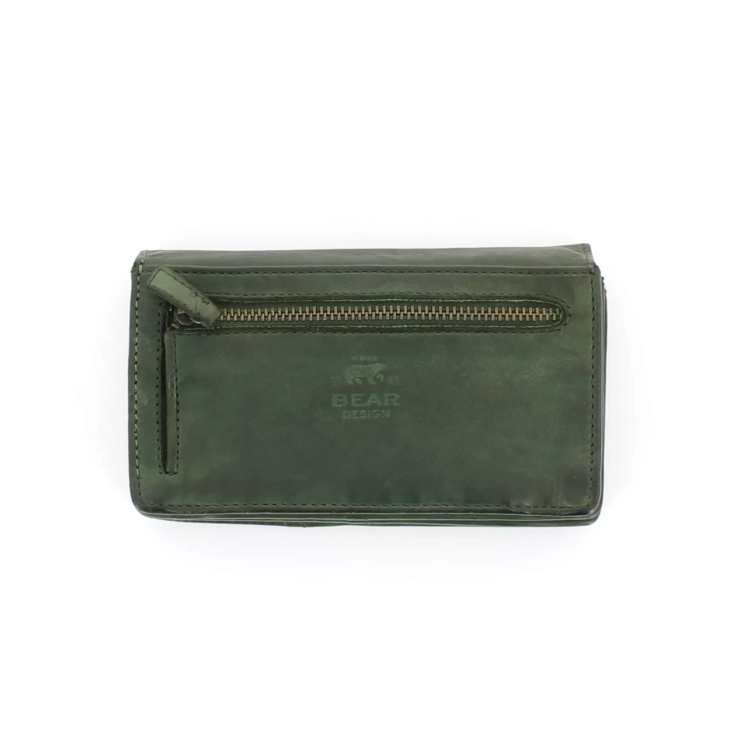 Image (3) de la chaussures Beardesign - Portefeuilles et Pochettes Vert en Cuir