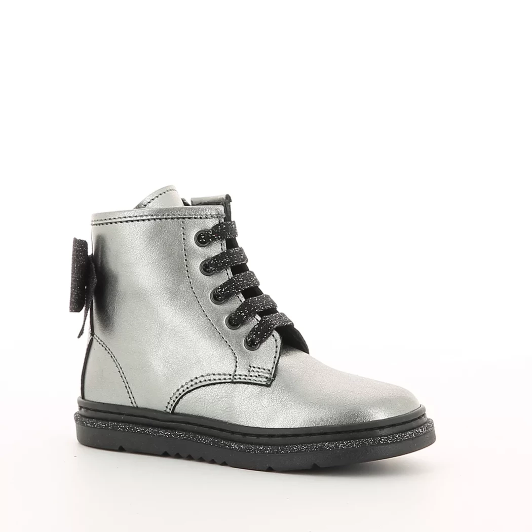 Image (1) de la chaussures Pretty Shoes - Bottines Argent en Cuir