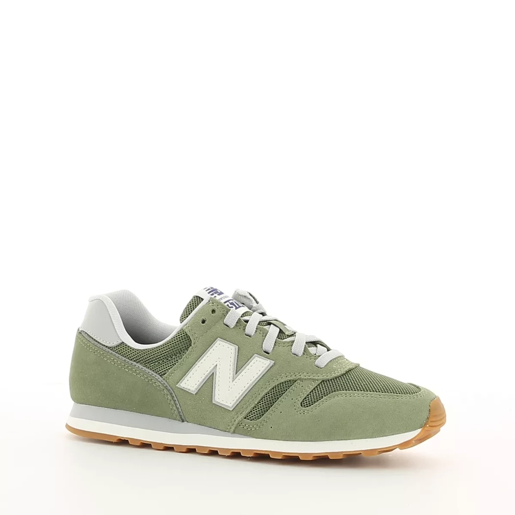 Image (1) de la chaussures New Balance - Baskets Vert en Cuir nubuck