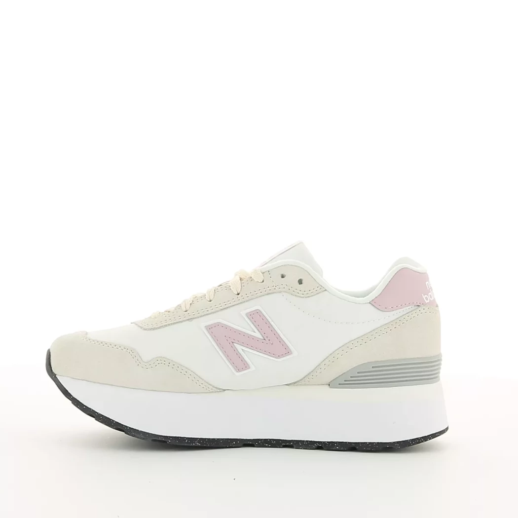 Image (4) de la chaussures New Balance - Baskets Blanc en Cuir nubuck