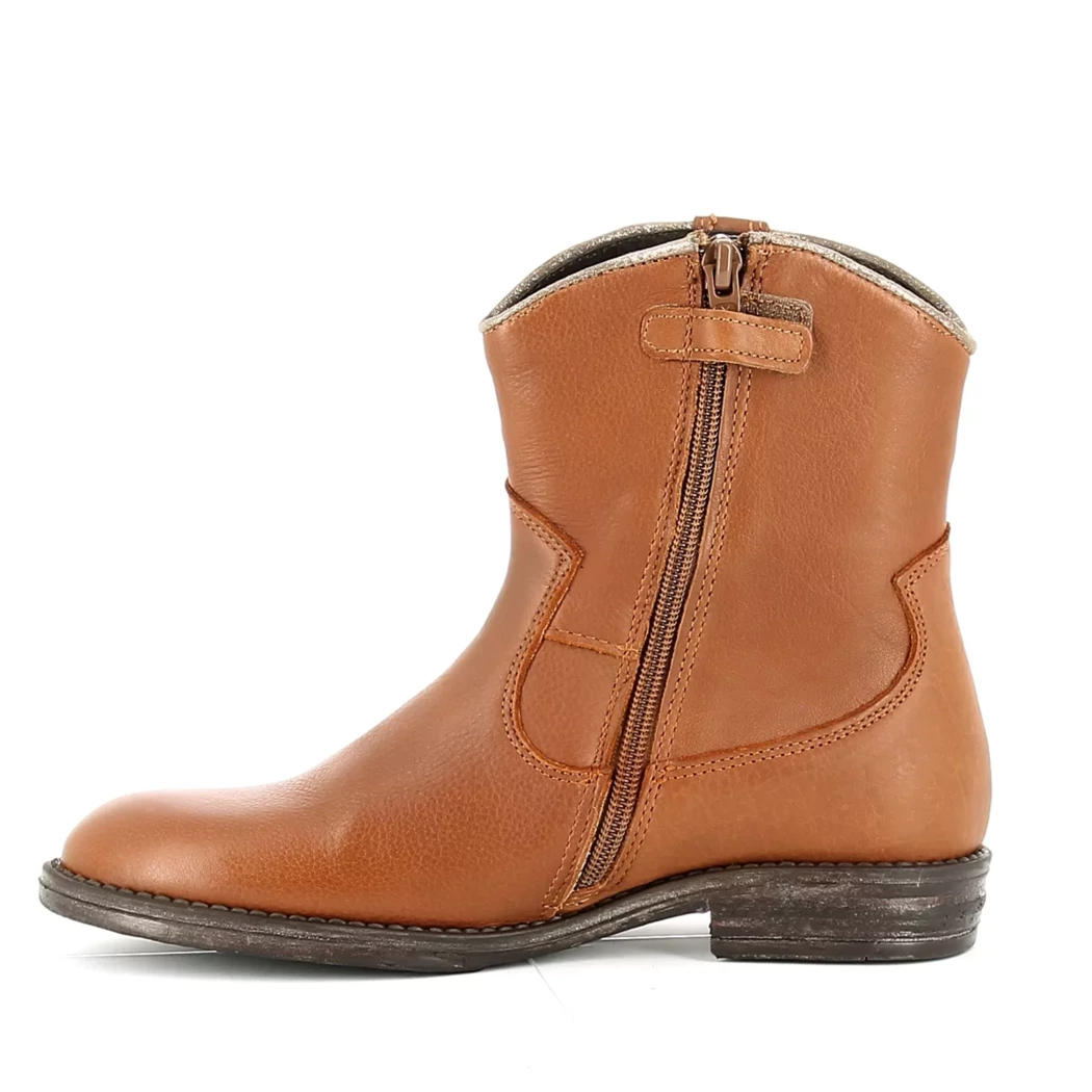 Image (4) de la chaussures Little David - Boots Cuir naturel / Cognac en Cuir