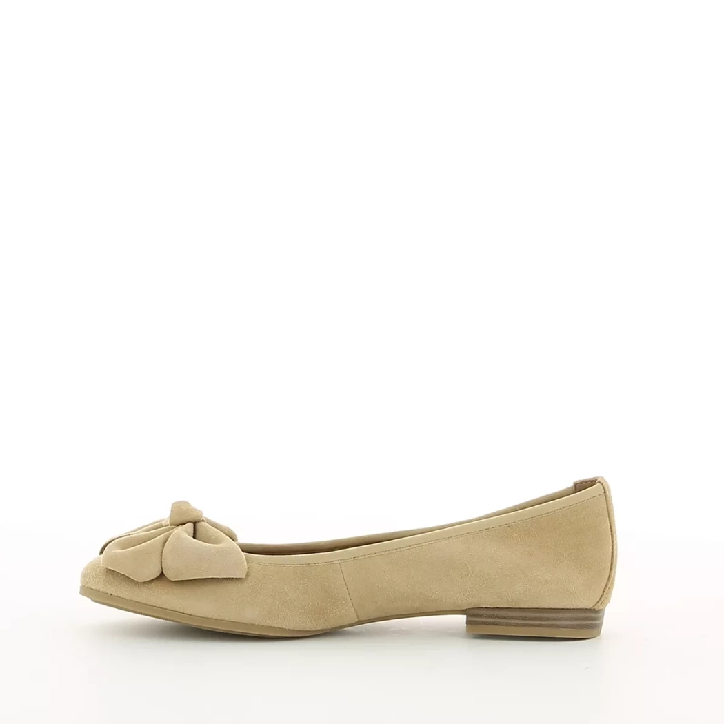 Image (4) de la chaussures Tamaris - Ballerines Taupe en Cuir nubuck